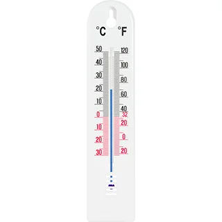Универсален бял термометър (-30°C до +50°C) 20 см