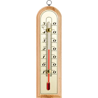 Стайен термометър със златна скала (-10°C до +50°C) 16 см