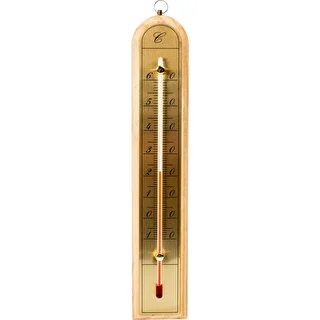 Стаен термометър със златна скала (-10°C до +60°C) 28 см микс