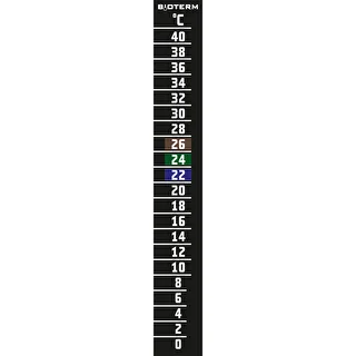 Течнокристален термометър (0°C до +40°C) 15 см