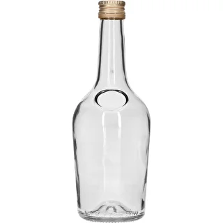 Бутилка GLORIA 0,5 л, със златна капачка фи 28, 1 бр.