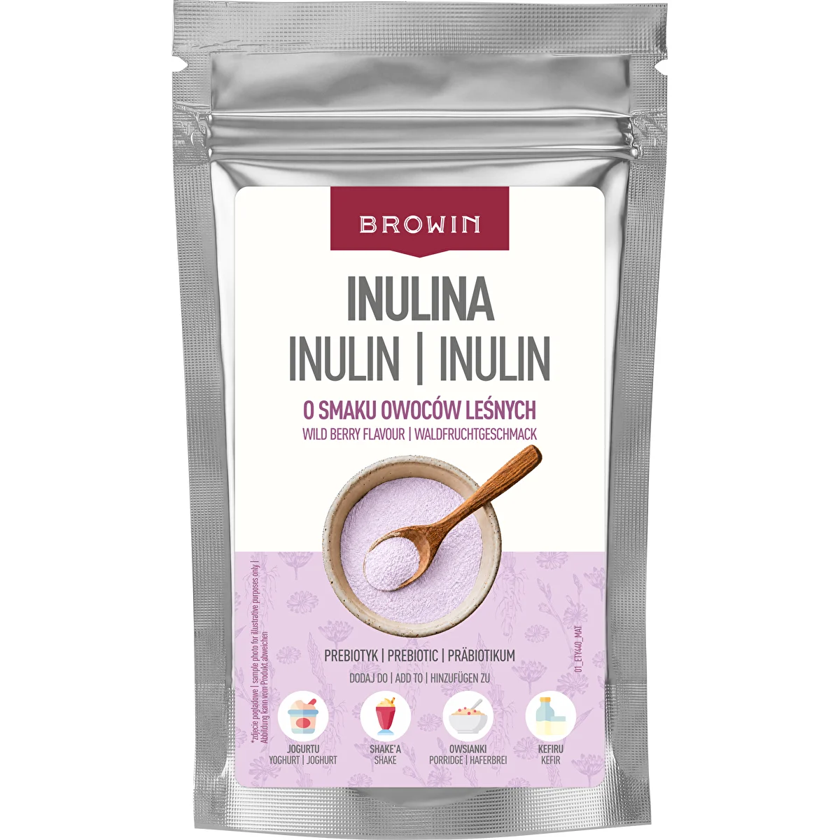 Инулин с вкус на горски плодове, 100 g