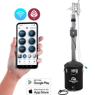 Комплект за дестилация hawkSTILL „Студени пръсти” 60 L + система Wi‑Fi IQ с LCD дисплей