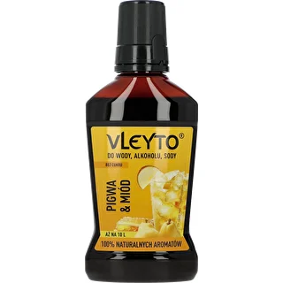 VLEYTO Дюля & Мед – вкусова есенция с натурални аромати, 250 мл
