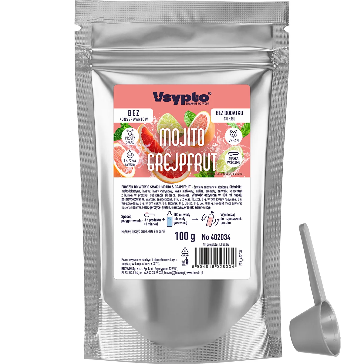 VSYPTO с вкус на Мохито Грейпфрут, 100 g