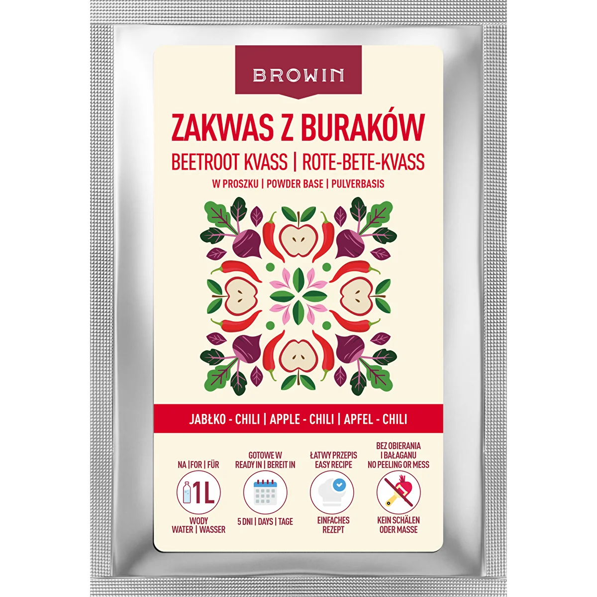 Закваска от цвекло на прах, ябълка – чили, 36 g