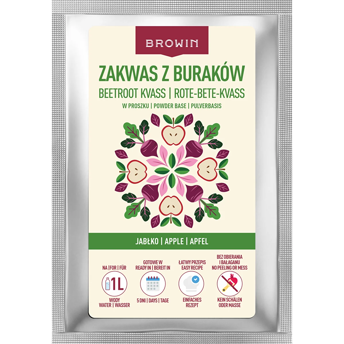 Закваска от цвекло на прах с ябълка, 36 g