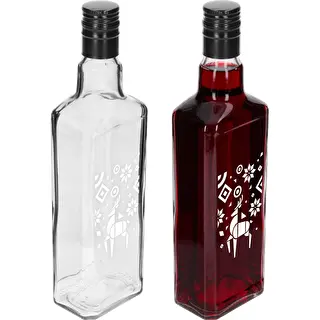 Бутилка Tynktura, 500 ml със завиваща се капачка – Празничен северен елен – photo 3