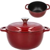 Емайлирана чугунена тенджера – бордо, 4 л - 11 