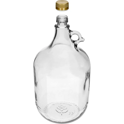 4 x Dama 5L с тапа, ферментационна тръбичка и капачка - 3