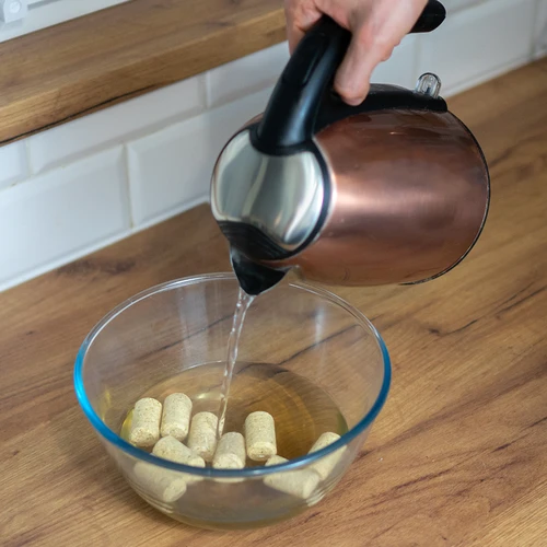 Агломерирана коркова тапа, цилиндрична Ø 24x38 мм (100 бр.) - 5