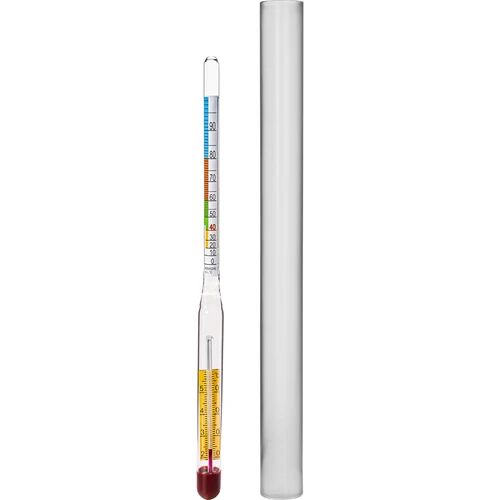 Алкохолометър с термометър