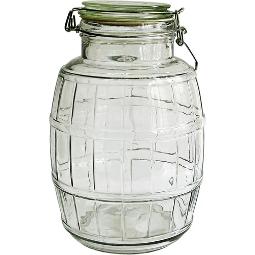 Буреобразен буркан 2,1 л с клипс