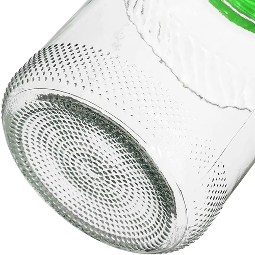 Буркан 5 л със щипци - зелена винтова капачка - 5