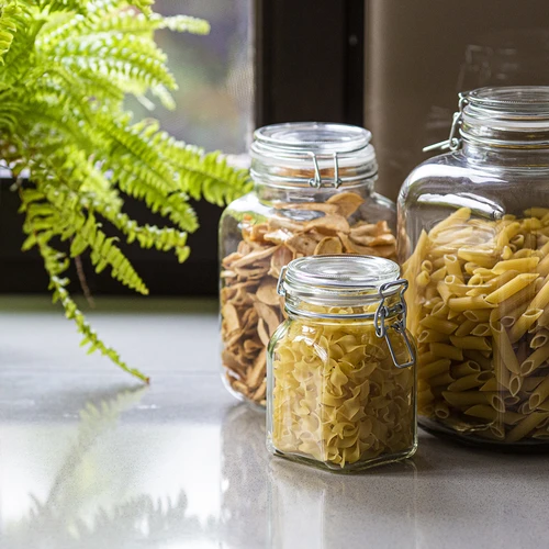 Буркан Comfort 750 мл, квадратен, херметически затварящ се - 5