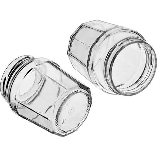 Буркан Конфитура 230 мл с черна капачка fi63/4 - 6 бр. - 7