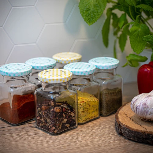 Буркан TO 150 ml „Четири ъгъла” fi 53 капачка - 6 бр. - 9