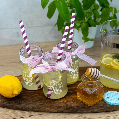 Буркан TO 300 мл с печат - микс от плодове и капачка фи66/4 - 6 бр. - 7