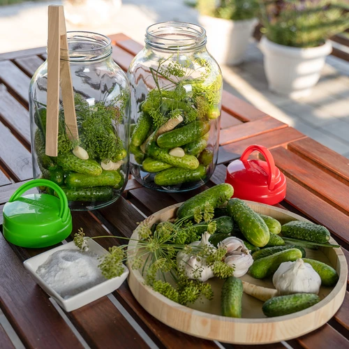 Буркан TO 4 л и капачка fi 100 с дръжка - 9