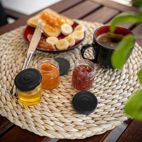 Буркан TO 40 мл с черна капачка фи 43 - 10 бр. - 9