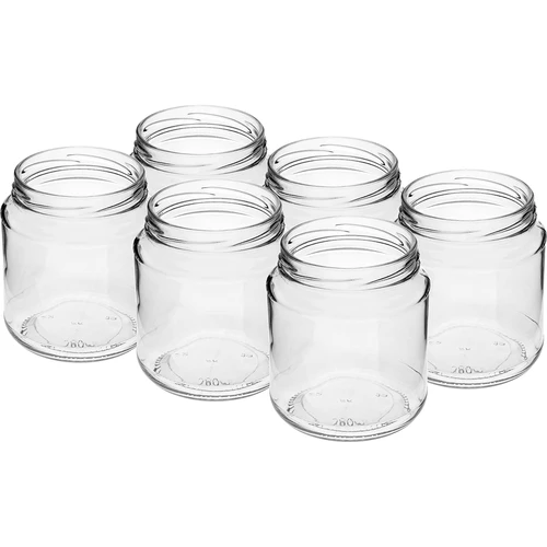 Буркан TO 580 мл, дебелостенен, 6 бр.