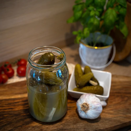 Буркан TO 900 мл със златна капачка фи 82/6 - 6 бр. - 12