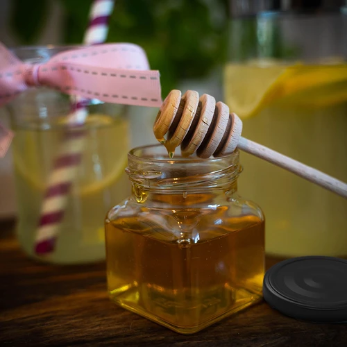 Буркан twist off 120 мл - Четири ъгъла fi 53 с черна капачка, 6 бр - 10