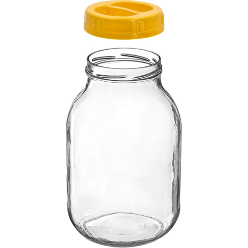 Буркан Twist-Off 3 L и пластмасова капачка фи 100, с дръжка - 2