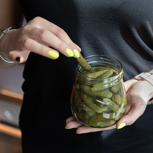 Буркан twist-off 500 мл "Обърната Амфора" с бордова капачка fi 82/6, 6 бр. - 12