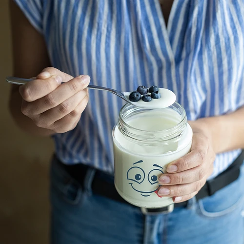 Буркан Twist-off 580 ml с щампа „Усмивка“ и капачка fi 82/6 - 3 бр. - 9