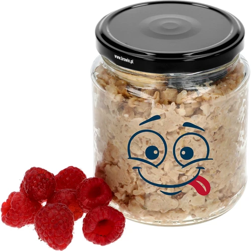 Буркан Twist-off 580 ml с щампа „Усмивка“ и капачка fi 82/6 - 3 бр. - 5