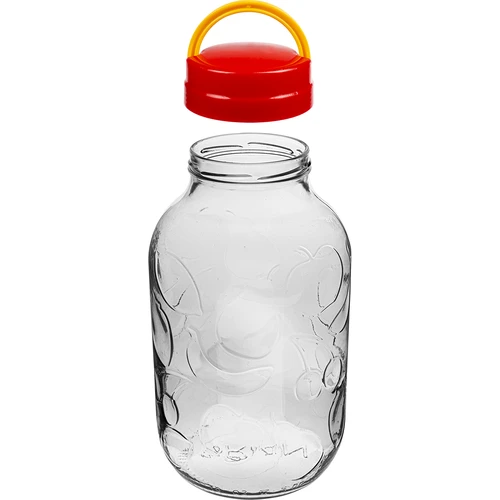 Буркан за наливки 5 л и винтова капачка с дръжка - 3