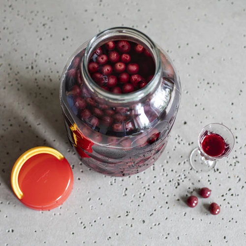 Буркан за наливки 5 л и винтова капачка с дръжка - 7