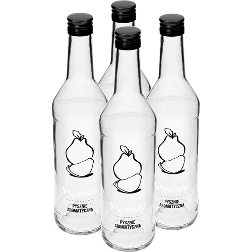 Бутилка 0,5 л с капачка и печат Дюлев ликьор - 4 бр. - 2