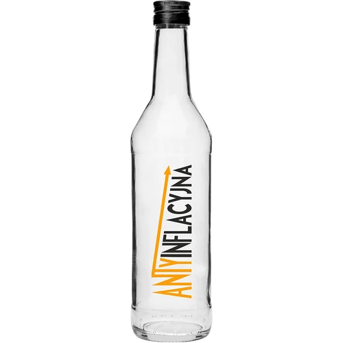 Бутилка 0,5 л с винтова капачка и принт Антиинфлационна - 4 бр. - 5