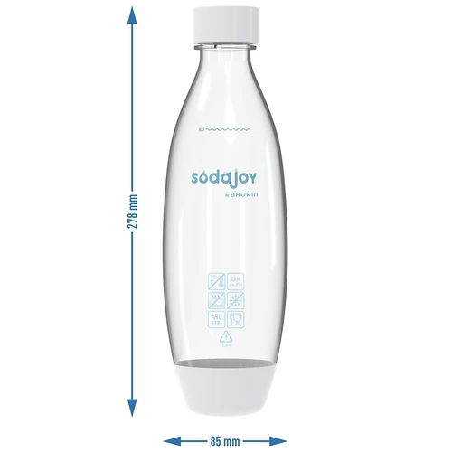 Бутилка 1 л за сатуратор с капачка - 6