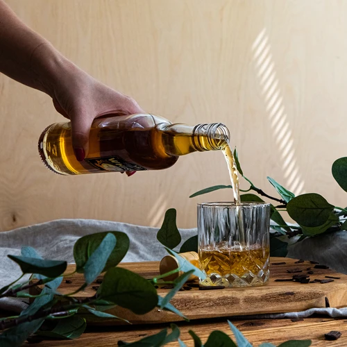 Бутилка 500 мл с винтова капачка и двуцветен печат Whisky – 4 бр. - 10