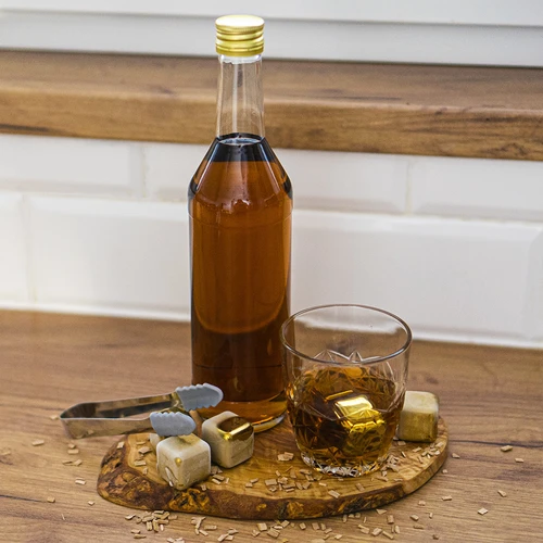 Бутилка 500 ml за водка, права, с винтови капачки - 8 бр. - 8