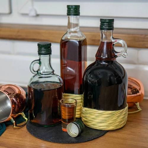 Бутилка Gallone 1 л с оплетка, с капачка на винт - 6