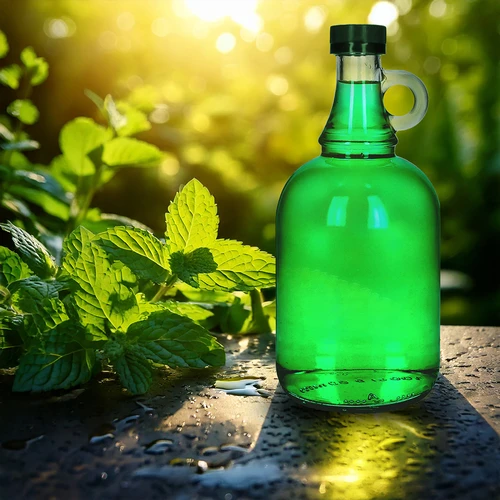 Бутилка Gallone 1L с капачка, без оплетка - 5