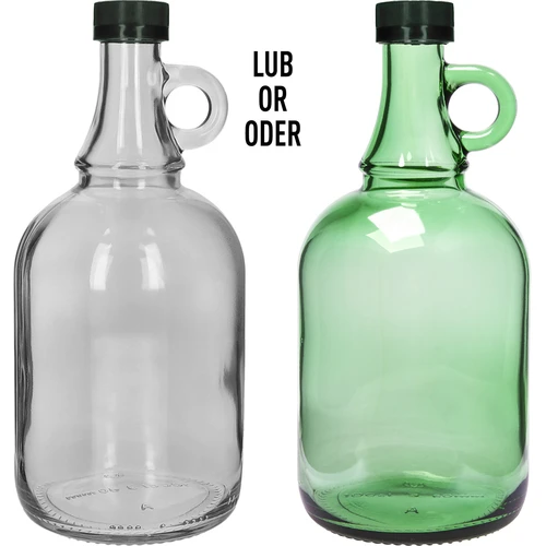 Бутилка Gallone 1L с капачка, без оплетка - 3