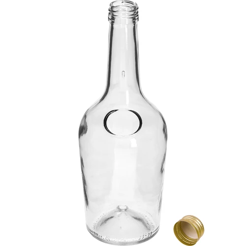 Бутилка GLORIA 0,5 л, със златна капачка фи 28, 1 бр. - 2