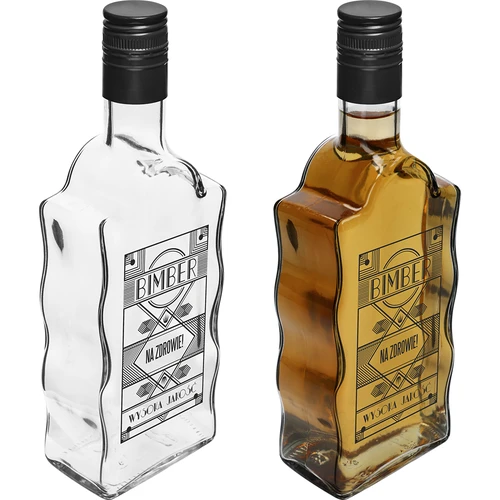Бутилка Klasztorna 500 мл, с капачка и надпис "Bimber" - 4