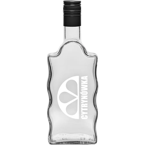 Бутилка Klasztorna 500 ml с капачка на винт и надпис „Cytrynówka“, вариант 2