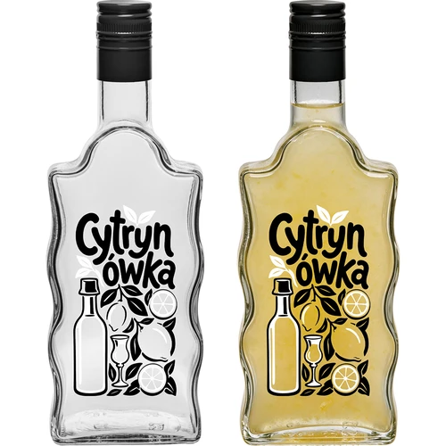 Бутилка Klasztorna 500 мл с винтова капачка и надпис „Cytrynówka”, вариант 1 - 3