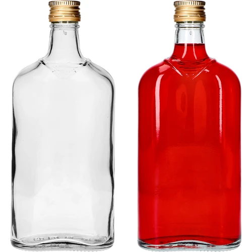 Бутилка тип фляга 500 мл с винтова капачка, 6 бр. - 7