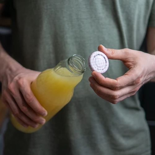 Бутилка за сок 1 л с капачка Twist Off - фи 43 - 12