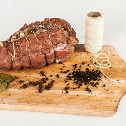 Бял памучен конец за месо (240°C) 55 м - 5