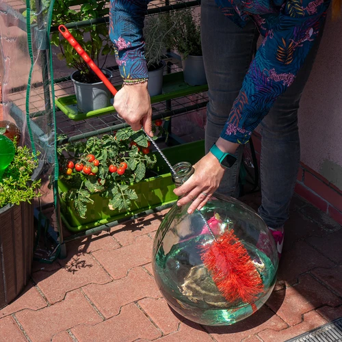 Четка за миене на дамаджани - малка - 3