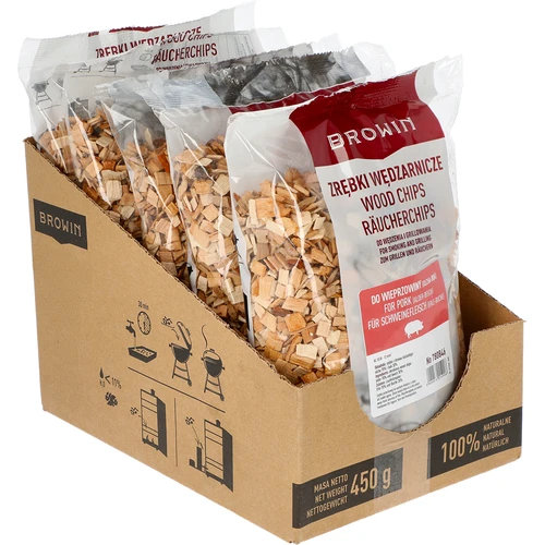 Чипс за пушене/грил. свинско месо - микс (70% елша, 30% бук), 450 г, кл.10 - 2